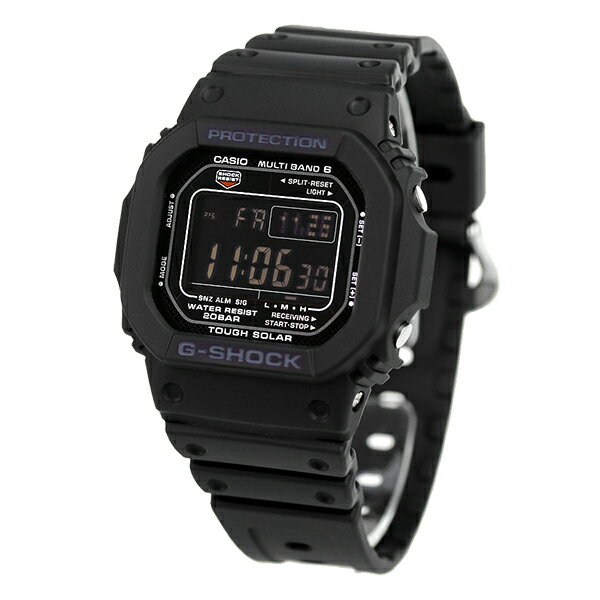 ＼10%割引クーポン＆さらに+3倍★6/1限定／ gショック ジーショック G-SHOCK GW-M5610 オリジン 5600シリーズ ワールドタイム 電波ソーラー GW-M5610U-1BER オールブラック 黒 CASIO カシオ 腕時計 メンズ ブランド おしゃれ 防水 軽い プレゼント 男性 実用的