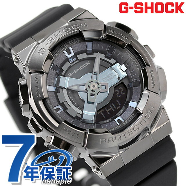 カシオ ビジネス腕時計 レディース gショック ジーショック G-SHOCK クオーツ GM-S110B-8A アナデジ ブラック 黒 グレー CASIO カシオ 腕時計 ブランド メンズ レディース ギフト 父の日 プレゼント 実用的