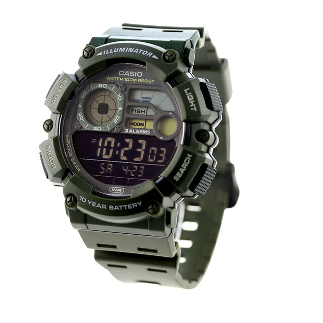 ＼20日限定★10%OFF+最大100%還元／ カシオ CASIO WS-1500H-3BV デジタル チプカシ ...