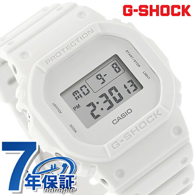 gショック ジーショック G-SHOCK クォーツ 電池式 DW-5600WW-7 デジタル 5600シリーズ メンズ 腕時計 ブランド カシオ casio デジタル グレー ホワイト 白 おしゃれ 防水 軽い プレゼント 男性 実用的