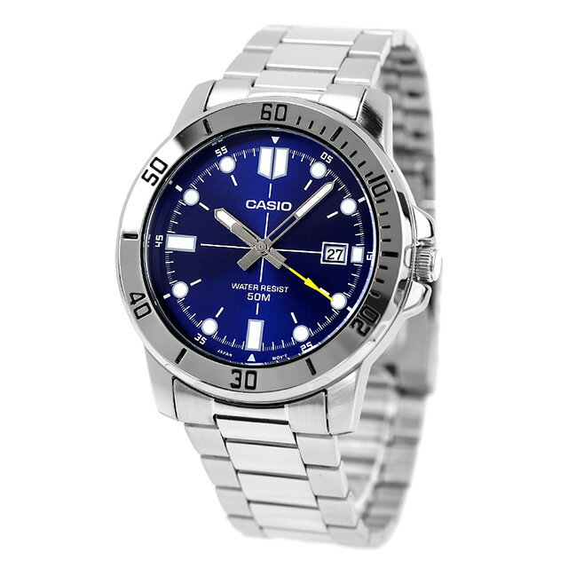 カシオ チープカシオ CASIO クォーツ 電池式 MTP-VD01D-2EV スタンダード 海外モデル メンズ チプカシ 腕時計 ブランド カシオ casio アナログ ブルー おしゃれ 防水 小さい 軽い かわいい プレゼント 実用的