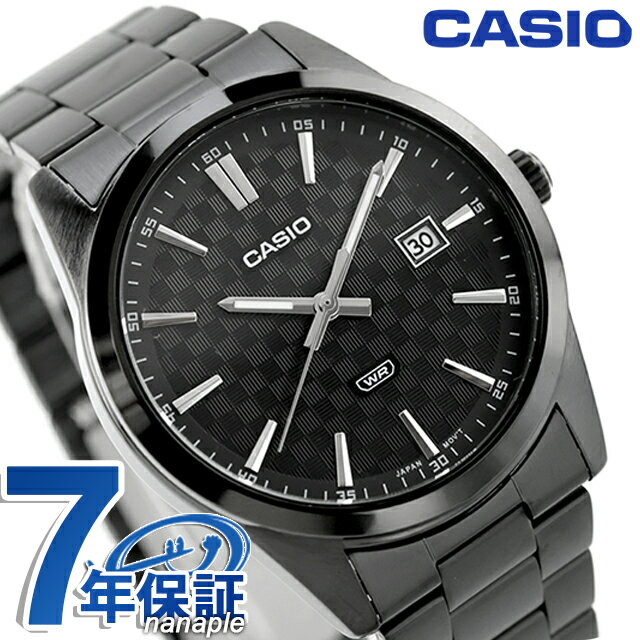 楽天腕時計のななぷれ＼全品5倍／ カシオ チープカシオ CASIO クォーツ 電池式 MTP-VD03B-1A スタンダード 海外モデル メンズ チプカシ 腕時計 シンプル ブランド カシオ casio アナログ ブラック 黒 おしゃれ 防水 小さい 軽い かわいい プレゼント 実用的 学生 受験生 受験用 試験用 受験対応