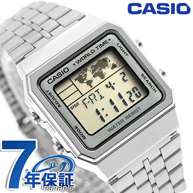 カシオ チープカシオ CASIO ヴィンテージ クォーツ 電池式 A500WA-7 海外モデル ユニセックス チプカシ メンズ レディース 腕時計 ブランド カシオ casio デジタル グレー おしゃれ 防水 かわいい プレゼント 実用的
