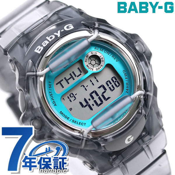 【楽天市場】Baby-G BG-169シリーズ クオーツ レディース 腕時計 BG-169R-8BDR カシオ ベビーG クリアブルー：腕時計