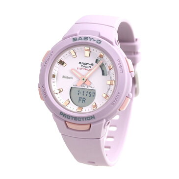 Baby-G レディース 腕時計 BSA-B100 歩数計 Bluetooth BSA-B100-4A2DR カシオ ベビーG ラベンダー【あす楽対応】