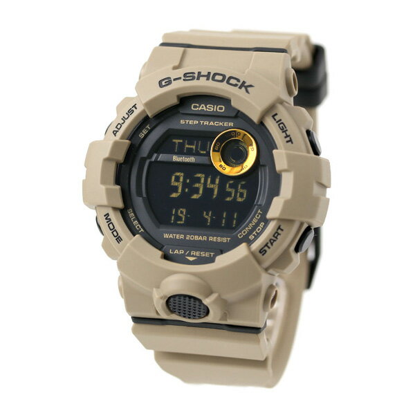 G-SHOCKG-SQUADGBD-800メンズ腕時計GBD-800UC-5DRカシオGショック黒ブラック×ベージュ