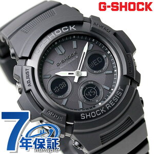 gショック ジーショック G-SHOCK ブラック 黒 電波ソーラー AWG-M100B-1ACR アナデジ オールブラック 黒 CASIO カシオ 腕時計 ブランド メンズ プレゼント ギフト