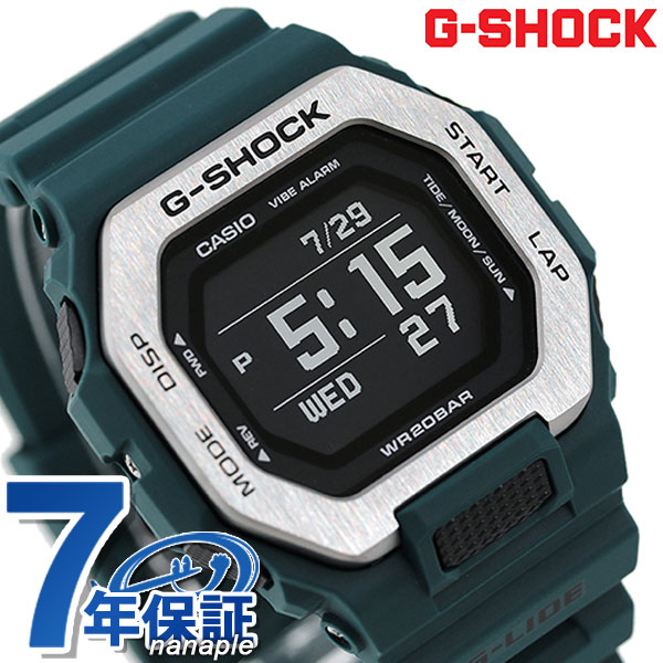 gショック ジーショック G-SHOCK Gライド GBX-100-2DR Bluetooth タイドグラフ ブラック 黒 グリーン CASIO カシオ 腕時計 メンズ 父の日 プレゼント 実用的