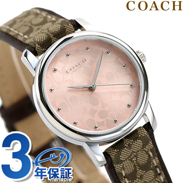 コーチ COACH 時計 レディース 腕時計 14503399 クラシック シグネチャー 28mm ピンク ブラウン ブランド おしゃれ 防水 軽い 華奢 かわ...