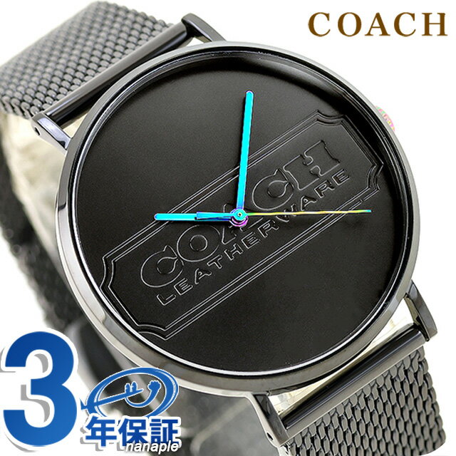 樂天商城 - コーチ チャールズ クォーツ 電池式 腕時計 ブランド メンズ COACH 14602591 アナログ ブラック 黒 おしゃれ 防水 プレゼント 男性 実用的