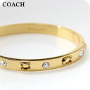 コーチ バングル レディース ブランド COACH ロゴ 455892 GLD 710 ゴールド アクセサリー 敬老の日ギフト
