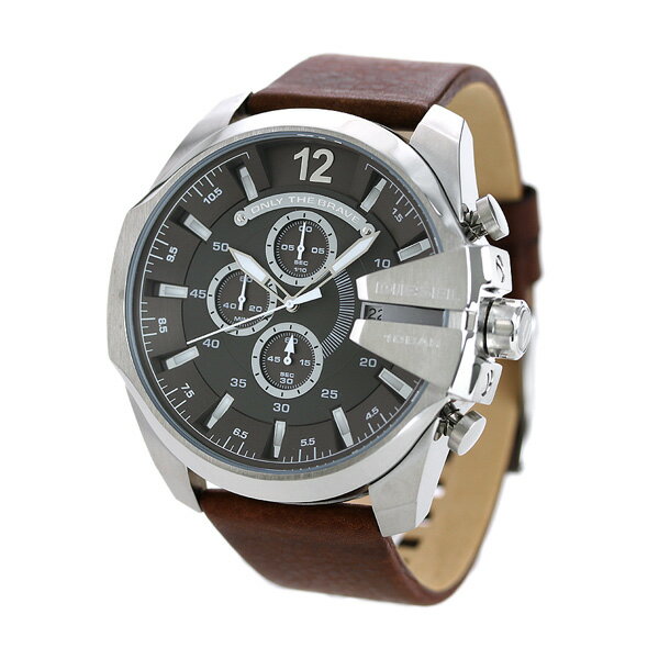 毎日激安特売で 営業中です 新品 3年保証 送料無料 ディーゼル 時計 メンズ メガチーフ 53mm クロノグラフ DIESEL 腕時計