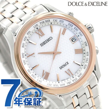 【30日はさらに+4倍でポイント最大32倍】 セイコー ドルチェ メンズ 腕時計 チタン 日本製 電波ソーラー SADZ202 SEIKO DOLCE＆EXCELINE 時計