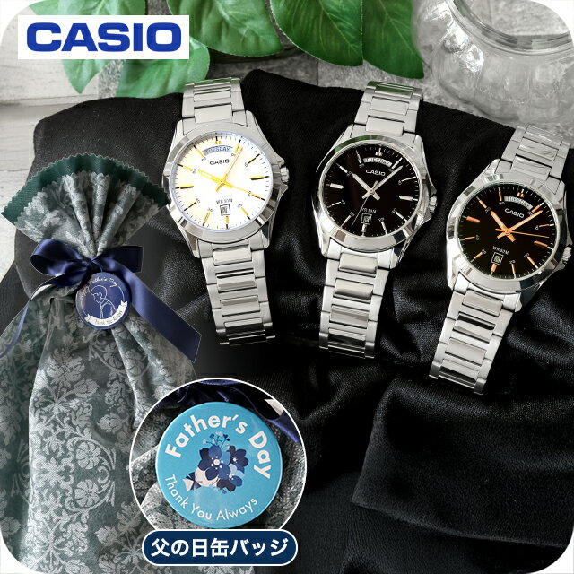 【父の日 ギフトセット】 カシオ チープカシオ CASIO クォーツ 電池式 FD-MTP-1370...