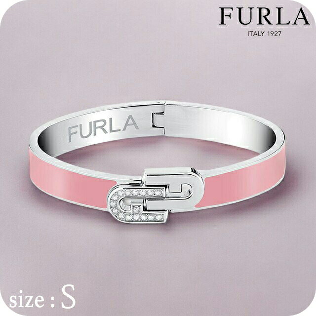 フルラ バングル レディース ブランド FURLA アーチ バングル ステンレススチール FJ0119BTS シルバー ピンク アクセサリー