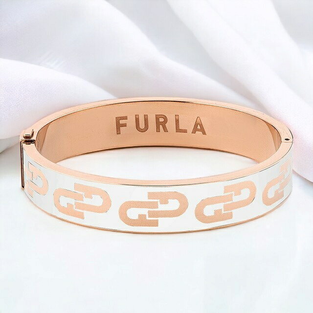 フルラ バングル レディース ブランド FURLA ARCH BANGLE Lサイズ ステンレススチール FJ0125BTL ホワ..