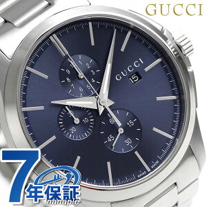 グッチ 時計 メンズ GUCCI 腕時計 Gタイムレス クロノグラフ クオーツ YA126273 ブルー