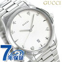 ＼1日は10,780円OFFクーポン！全品10％OFF／ グッチ 時計 Gタイムレス 40mm メンズ 腕時計 YA1264028 GUCCI シルバー その1