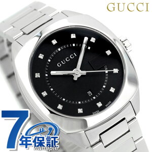 グッチ 時計 レディース GUCCI 腕時計 GG2570 コレクション 37mm ブラック YA142404【あす楽対応】