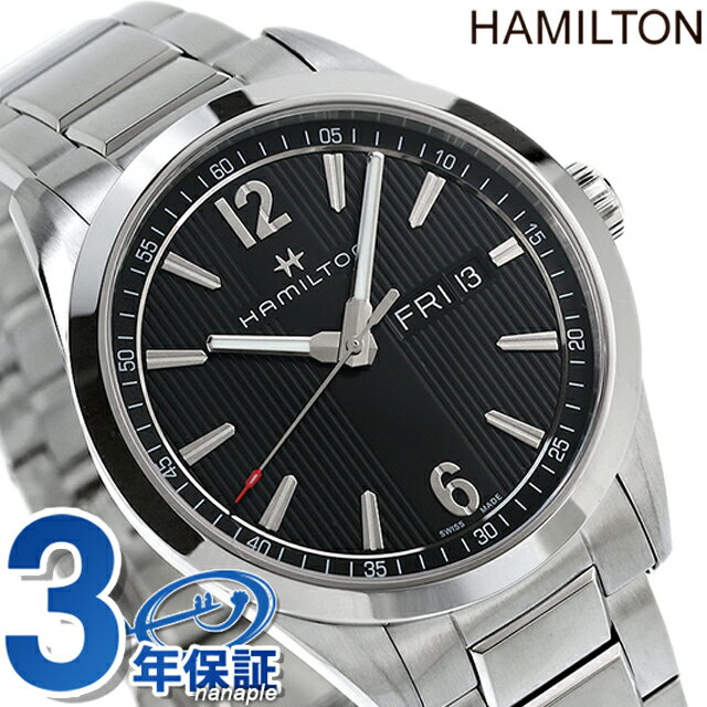 ハミルトン 腕時計 ブランド HAMILTON H43311135 デイデイト ブロードウェイ クオーツ 40MM ブラック 時計 プレゼント ギフト
