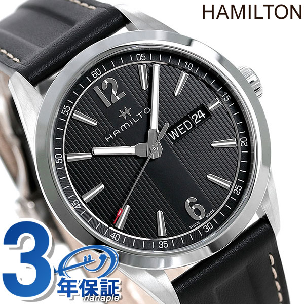 ハミルトン 腕時計 HAMILTON H43311735 デイデイト ブロードウェイ クオーツ 40MM ブラック 時計