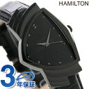 ハミルトン ベンチュラ クオーツ 32.5mm メンズ 腕時計 ブランド H24401731 HAMILTON オールブラック 黒 プレゼント ギフト