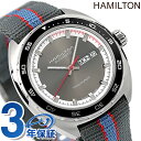 ハミルトン 腕時計 アメリカン クラシック 自動巻き メンズ 革ベルト HAMILTON H35415982 アナログ グレー スイス製 ブランド おしゃれ 防水 プレゼント 男性 実用的