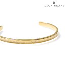 ライオンハート バングル メンズ ブランド LION HEART ブレスレット LHMB003N ゴールド アクセサリー