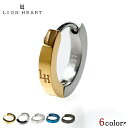\さらに+4倍★今だけ!!/ ライオンハート ピアス メンズ レディース ブランド LION HEART サージカルステンレス フープ 片耳用 LHMP006 ...