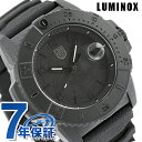 ルミノックス ネイビーシールズ 3600シリーズ クォーツ 電池式 腕時計 ブランド メンズ LUMINOX XS.3601.BO.NSF アナログ オールブラ...