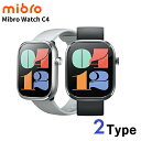 ミブロ C4 充電式クォーツ スマートウォッチ ブランド メンズ レディース Bluetooth mibro デジタル ダークグレー シルバー 選べるモデル S...