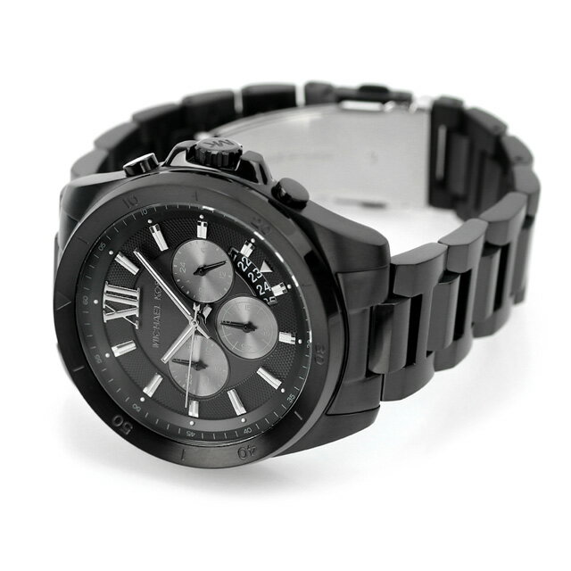 ベルトカラ マイケルコース 腕時計 Mk58 Michael Kors ブラック 腕時計のななぷれ ブレッケン 45mm