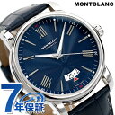 モンブラン 4810 自動巻き 腕時計 メンズ 革ベルト MONTBLANC 119960 アナログ ネイビー スイス製 ブランド おしゃれ 防水 プレゼント 男性 実用的 敬老の日ギフト