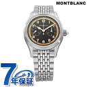 モンブラン 1858 モノプッシャー 自動巻き 腕時計 メンズ クロノグラフ MONTBLANC 125582 アナログ ブラック 黒 スイス製 ブランド おし...