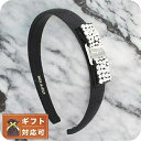 \さらに+4倍★今だけ!!/ フェラガモ FERRAGAMO カチューシャ 347581-713034 レディース ヴァラリボン ビジュー VARA NERO ...