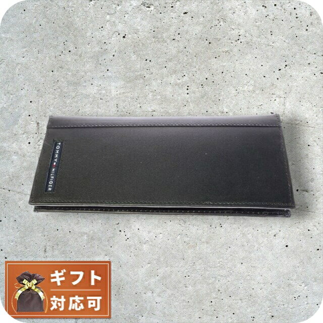 TOMMY HILFIGER - トミーヒルフィガー TOMMY HILFIGER 長財布 メンズ 31TL19X019-001 ブラック ウォレット ブランド 高級 おしゃれ プレゼント 実用的