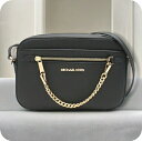 マイケルコース MICHAEL KORS ショルダーバッグ 35S1GTTC7L-BLACK レディース アウトレット ジェットセットアイテム ブラック ゴールド 斜めがけ ブランド 高級 おしゃれ プレゼント 女性 実用的 かわいい