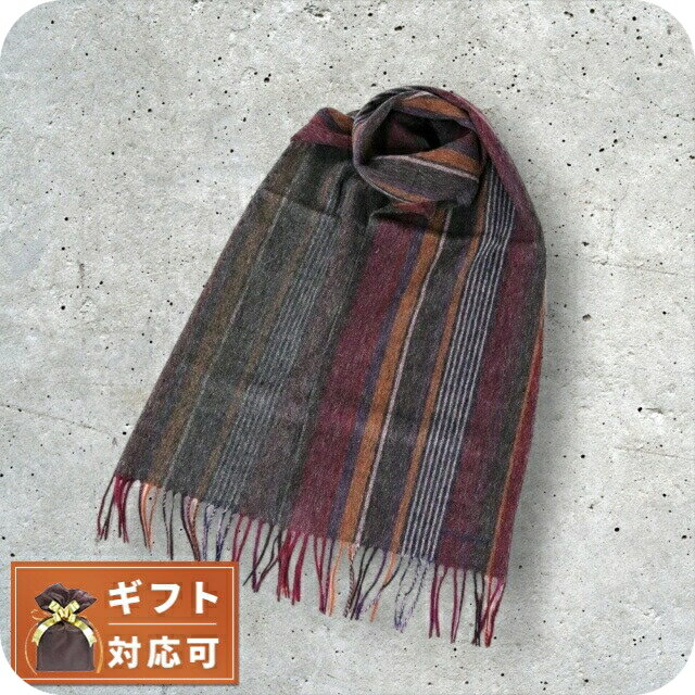 ＼全品5倍+さらに12倍★10/5限定／ ポールスミス PAUL SMITH マフラー M2A-150K-M459-28 メンズ バーガンディ