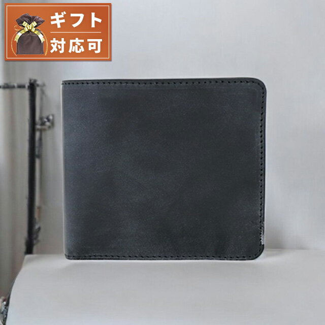 Glen Royal - グレンロイヤル GLEN ROYAL 二つ折り財布 メンズ レディース 03 6171 BK ブラック ウォレット ブランド 高級 おしゃれ プレゼント 実用的