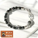 \さらに+4倍★今だけ!!/ ディーゼル DIESEL ブレスレット DX1163040 メンズ ブラック シルバー