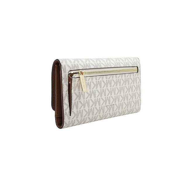 マイケルコース MICHAEL KORS JET SET TRAVEL LG TRIFOLD 長財布 35F8GTVF3B-VANILLA レディース バニラ ブランド ウォレット 高級 おしゃれ プレゼント 実用的