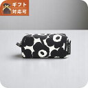 マリメッコ MARIMEKKO Tiise Mini Unikko ポーチ 71294-190 レディース ブラック ポーチ ブランド