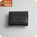 トミーヒルフィガー TOMMY HILFIGER コインケース 31TL25X024-001 メンズ ブラック ブランド 小銭入れ 小さい 高級 おしゃれ プレゼント 実用的