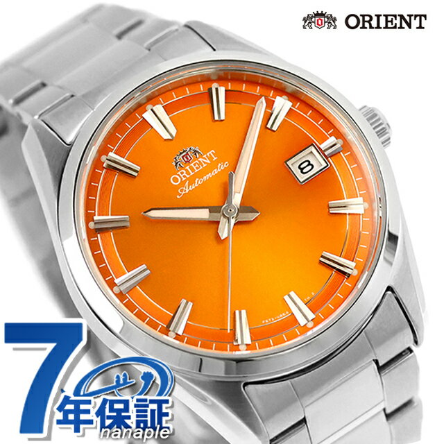 オリエント Contemporary Orient Stretto 自動巻き 腕時計 ブランド メンズ ORIENT CONTEMPORARY RN-AC0R08Y アナログ オレンジ おしゃれ 防水 プレゼント 男性 実用的