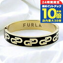 \6/15は全品10倍★さらに+3倍/ フルラ バングル レディース ブランド FURLA ARCH BANGLE Lサイズ ステンレススチール FJ0124BTL ブラック ゴールド アクセサリー(4)