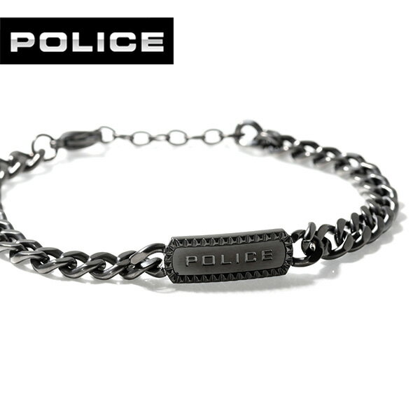 ポリス ブレスレット メンズ ブランド POLICE TAPER チェーン GB0041303 ガンメタル アクセサリー