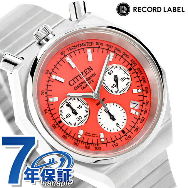 Other - シチズン コレクション レコードレーベル PLAYGROUND Edition 特定店限定モデル TSUNO CHRONO Custom クオーツ 腕時計 ブランド メンズ 流通限定 数量限定 クロノグラフ CITIZEN RECORD LABEL AN3700-89Z アナログ コーラル おしゃれ 防水 プレゼント 男性 実用的