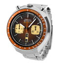 \さらに+4倍★今だけ!!/【中古】 OH・研磨済 セイコー SEIKO スピードタイマー 茶馬 自動巻きクロノグラフ 1974年製 6138-0040 アナロ...
