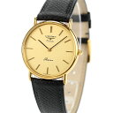 【中古】 ベルト未使用品 ロンジン LONGINES プレザンス ラウンド バーインデックス GPケース L150.4 アナログ 腕時計 ブランド メンズ イエロー おしゃれ 防水 クリスマスプレゼント 男性 実用的