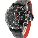 【中古】 美品 タグ・ホイヤー TAG Heuer カレラ キャリバー1887 自動巻きクロノグラフ CAR2A80.FC6237 アナログ 腕時計 ブランド メンズ ブラック 黒 おしゃれ 防水 クリスマスプレゼント 男性 実用的